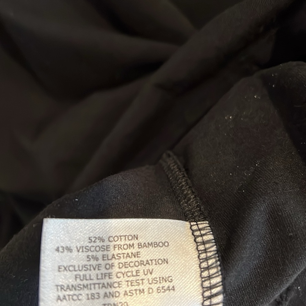 Coolibar Morada UPF 50+ tank top cotton/bamboo/elastane, black medium - Picture 3 of 4
